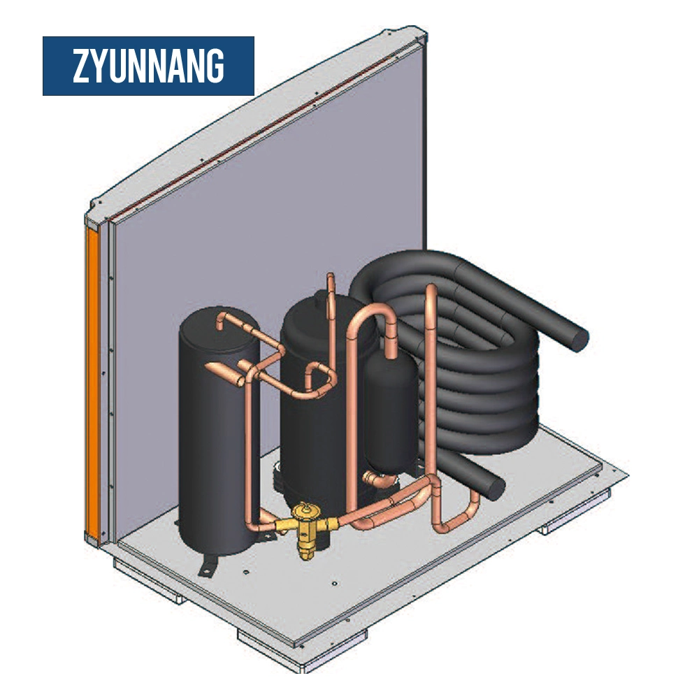 Wasser zu Wasser Erde Quelle Wärmepumpe Heizung Kühlung System Bodenheizung mit R410A/R32 Gas Sdbw-60