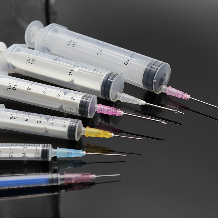 Factory Manufacturer Price Sterile Disposable Medical Syringes with Needles Different Size