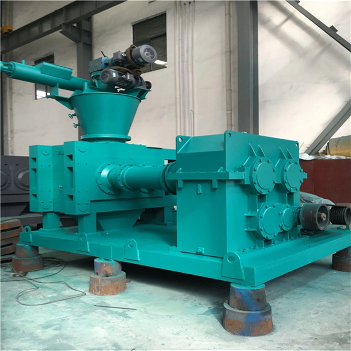 The screw conveyor is part of a granulating machine