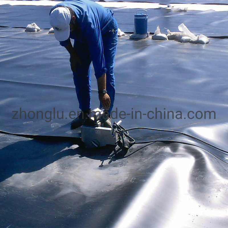 Landwirtschaft System Ausrüstung Wasserdichte Teich Liner Hitzebeständigkeit Langlebige Fische Landwirtschaft Pool Cover Material Kunststoff HDPE Geomembrane Teich Liner