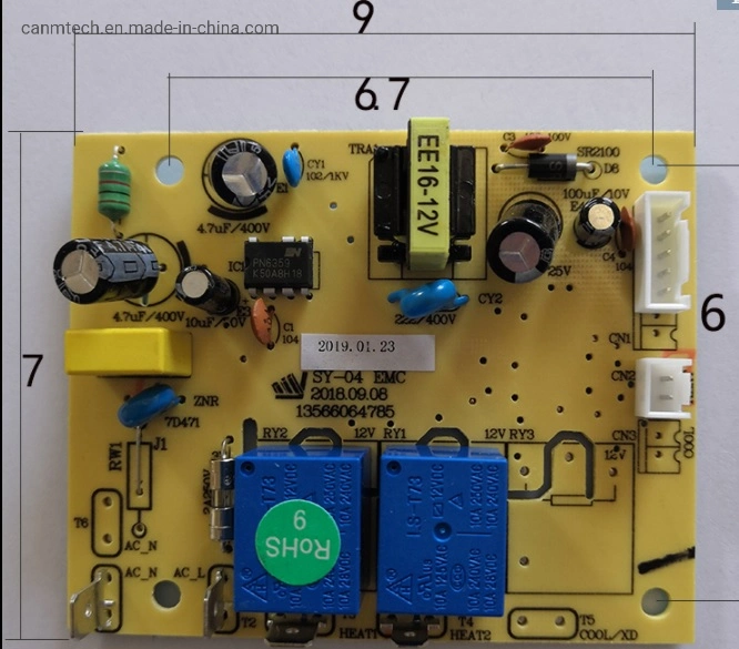 General Tea Bar Machine Control Panel Board Assembly