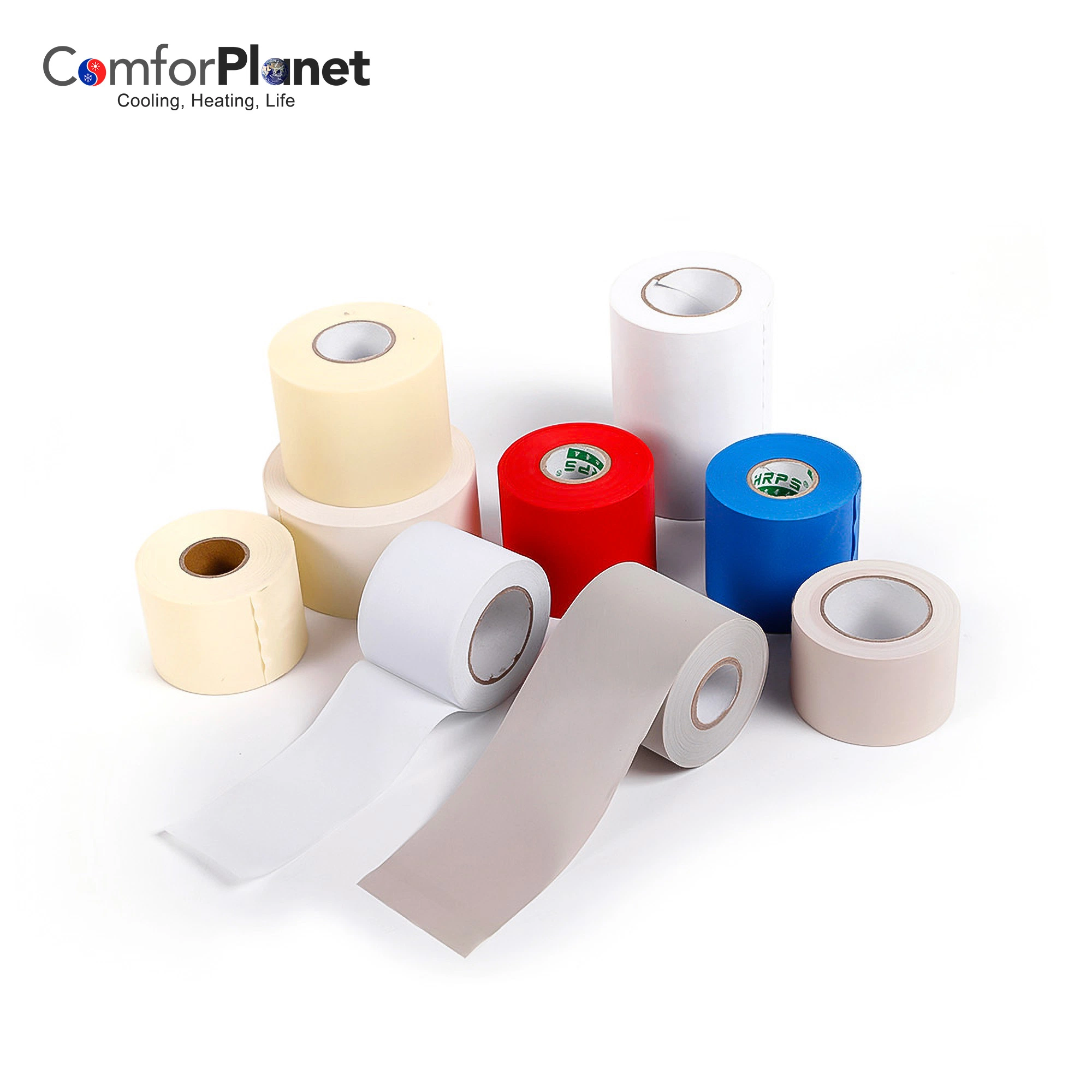 Refrigeration PVC Wrapping Tape Insulation Tape Non Sticky Pipe Duct Tape for Air Conditioning