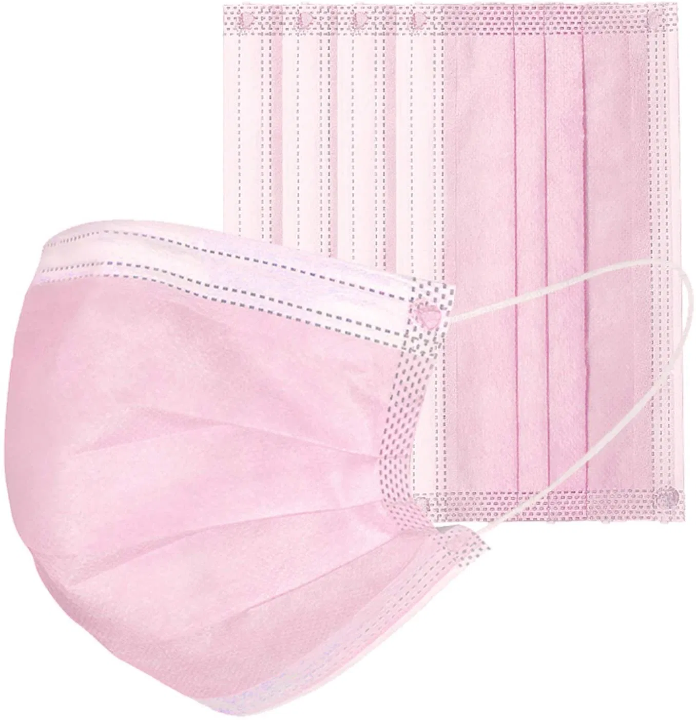 Disposable Surgical Masker 3 Ply Breathable Comfortable Multicolor Nonwoven Face Mask