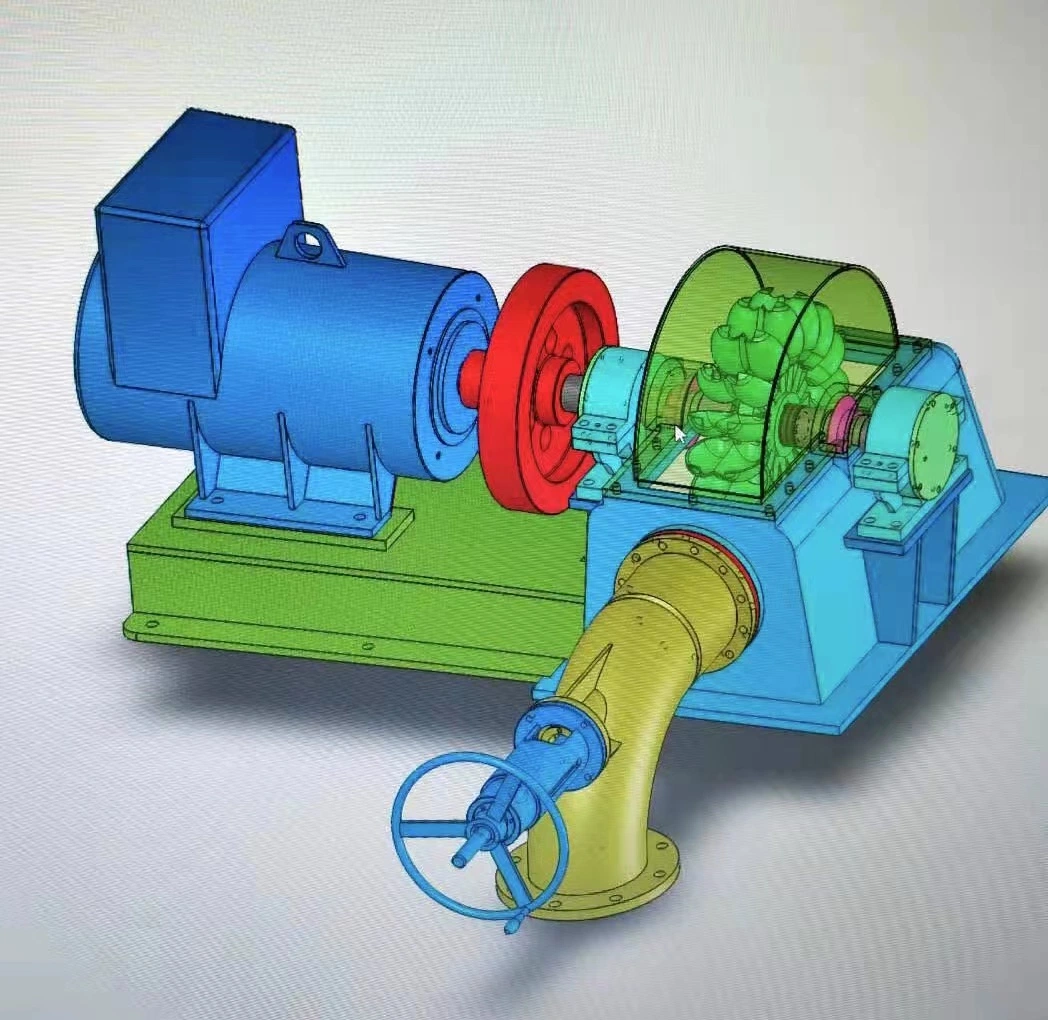 Unidade Geradora de Micro Turbina / Turbina de Água / Turbina Hidráulica