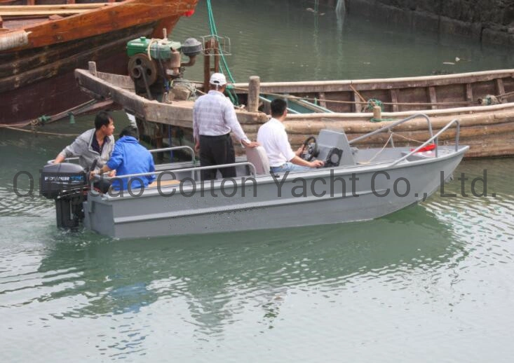 Bote de aluminio para la pesca en barco a motor Lancha barco de pesca Precio