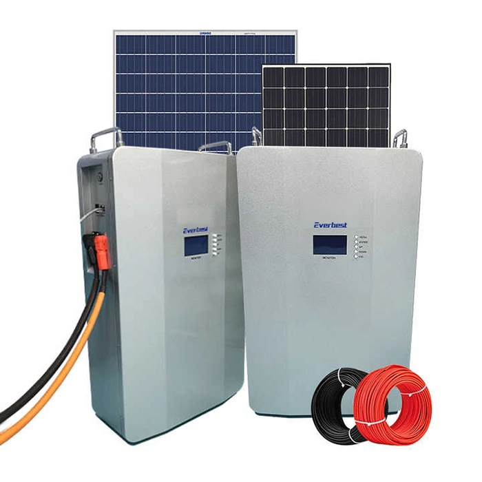 Solarenergiespeicher Batterie 48V 5kwh 10kWh 100Ah 200Ah Startseite Netzwandbatterie LiFePO4, wandmontierter Lithium-Akku