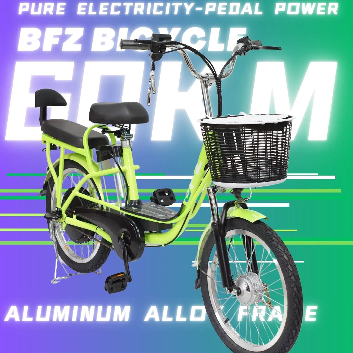 Bfz Scooters électriques Ville Ebike Mini Vélo 20 pouces 48V15ah