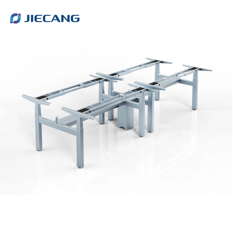 Jiecang Intelligent Minimalist Ergonomic Study Table Home Furniture Office Desk Set for 4 Person