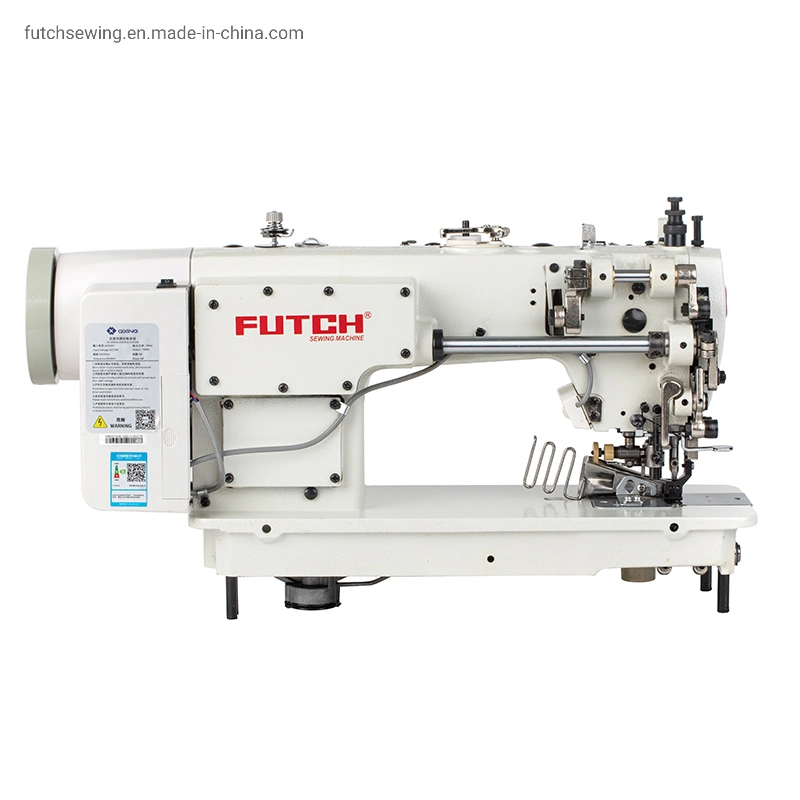 Fq-0312s-Qt Manufacturers Wholesale/Supplier Household Medium Thick Material with Knife Flat Seam up and Down Compound Feeding Industrial Heavy Duty Sewing Machine