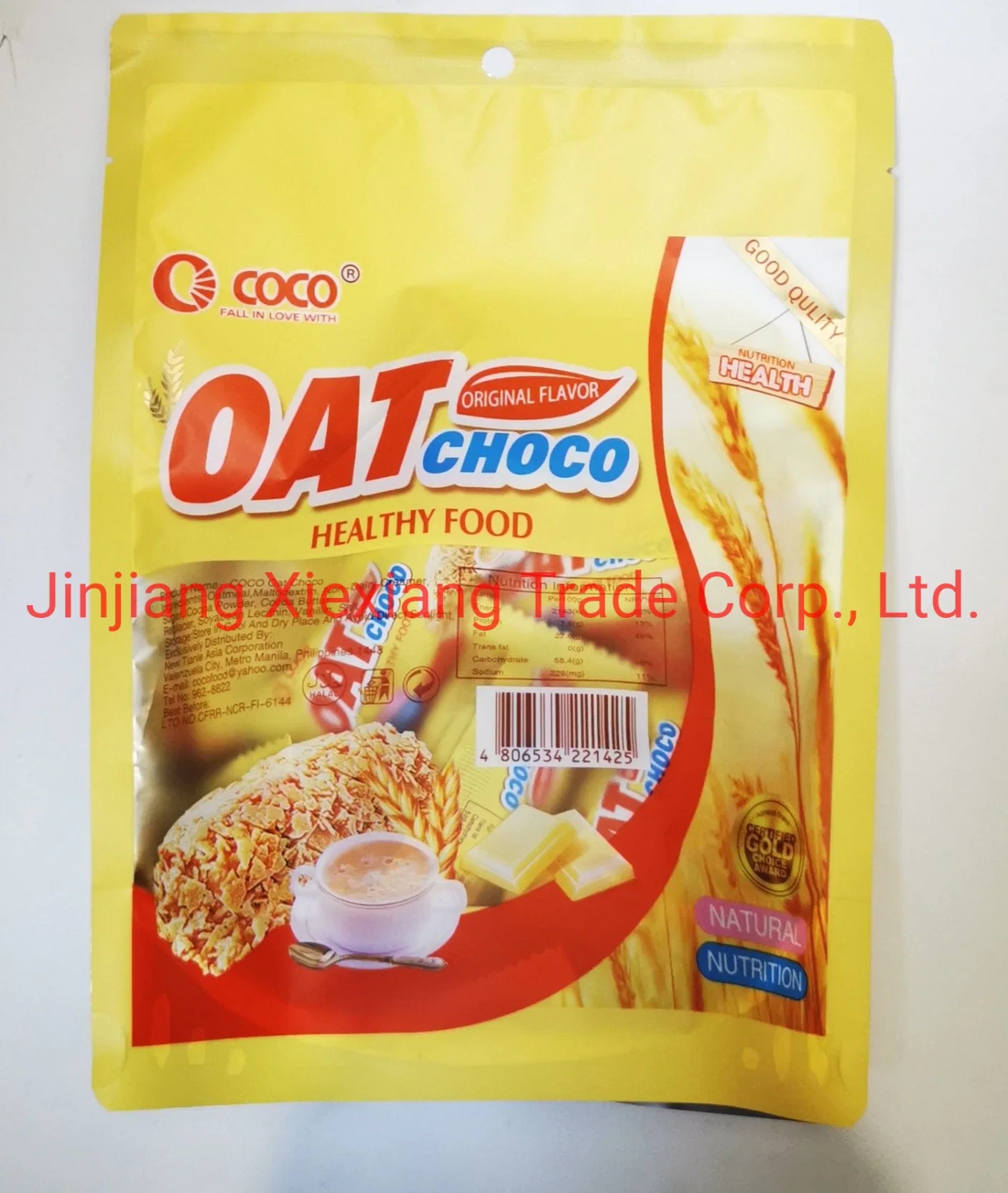 Oat Choco Healthy Food Original Flavor Natural Nutrition