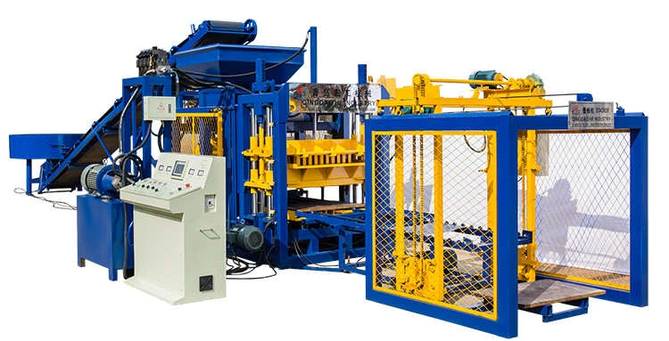 Qt4-16 Hydraulic Press Auto Lime Sand Brick Making Machine Hollow Block Production Line