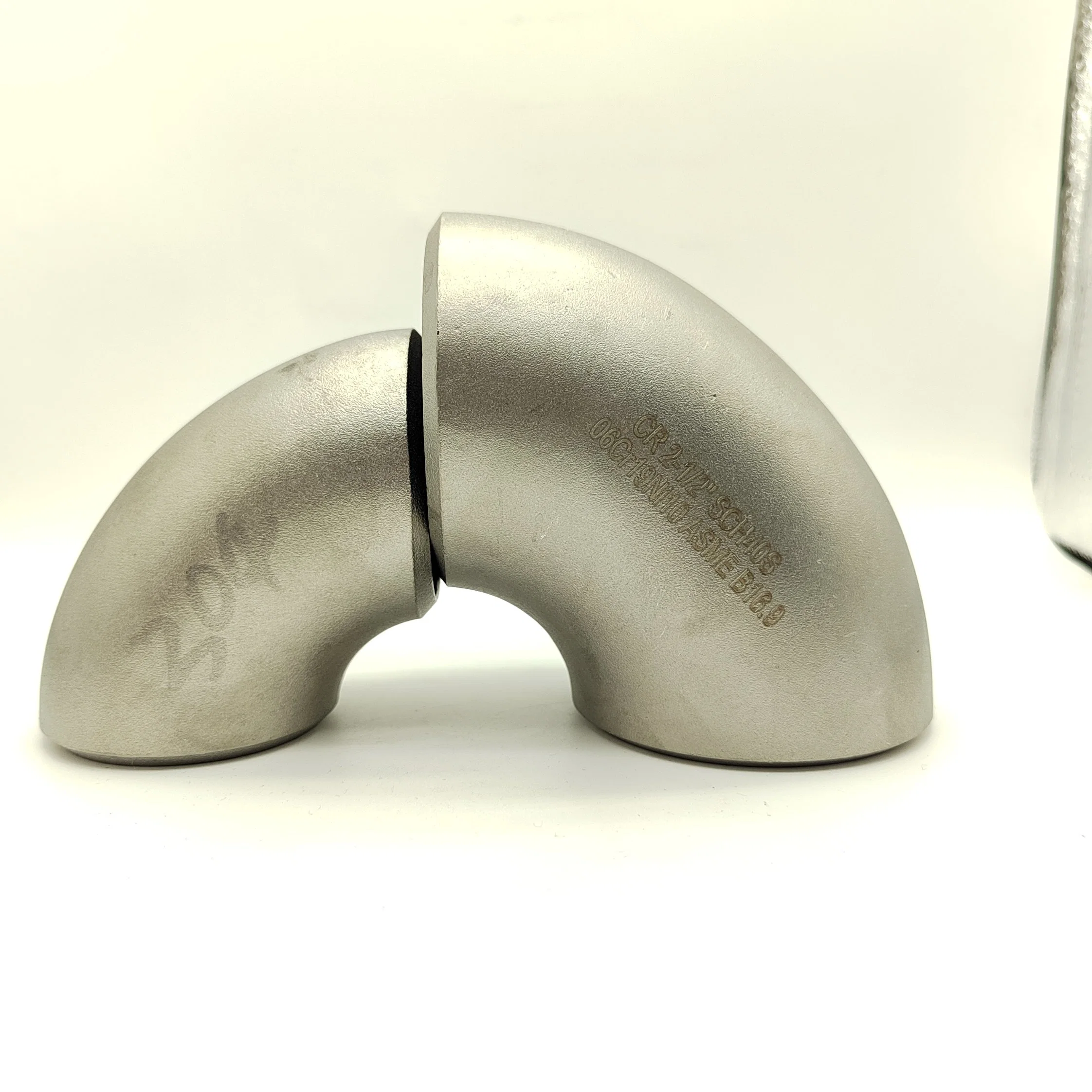 Stainless Steel Pipe Fittings 304 316 Butt-Weld 90 Degree Elbow ASME GOST Russian Standard