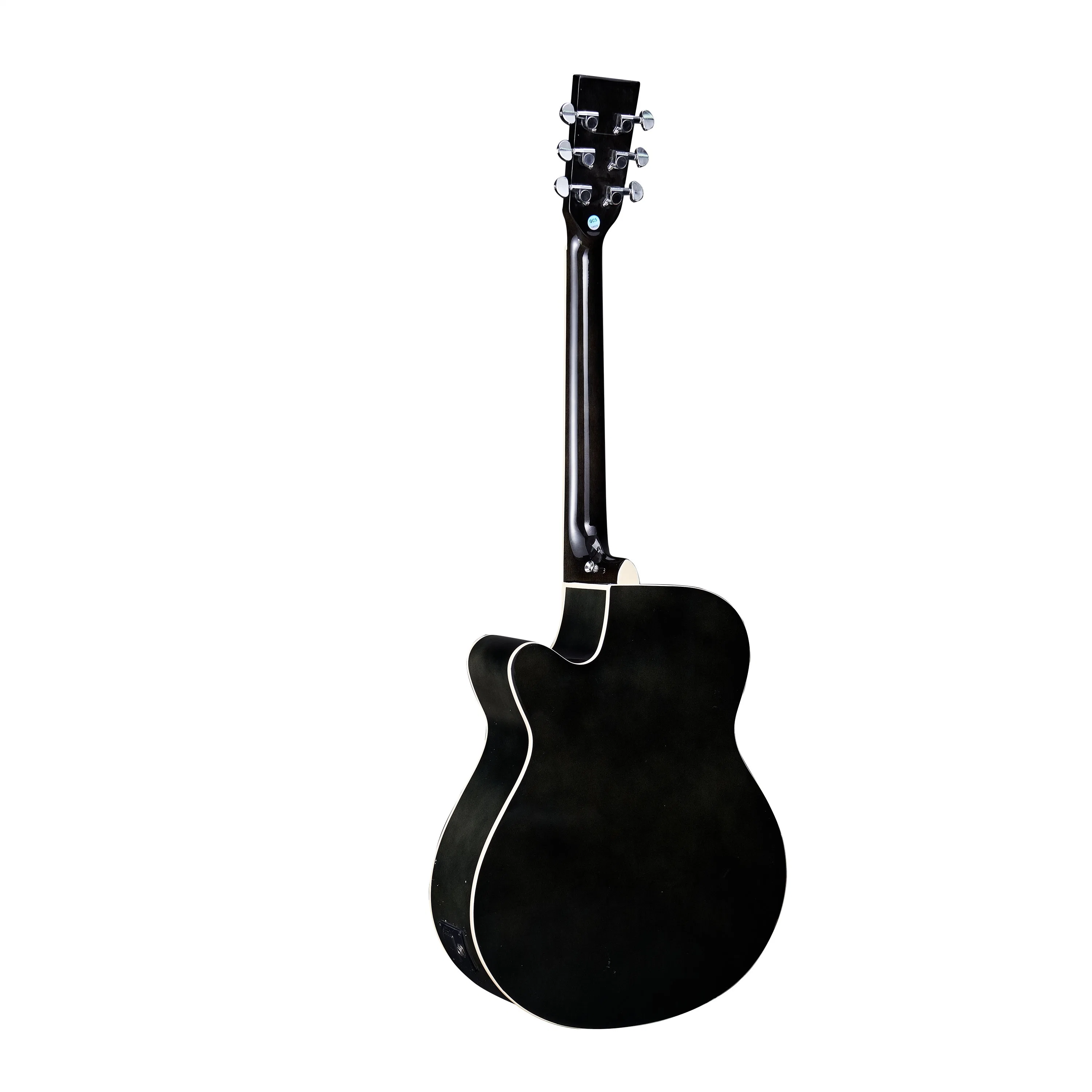 OEM 40 Inch High Gloss Linden Wood Acoustic Guitar for Beginner Students