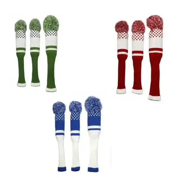 Knitted Golf Driver Headcover Knit Cover Golf Accessories High quality/High cost performance 