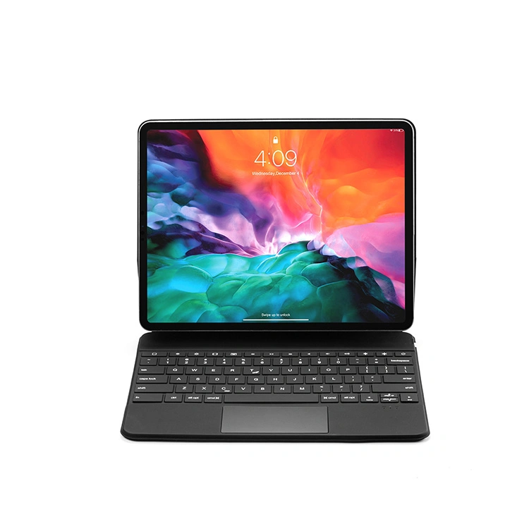 Premimum Wireless Keyboard with Magnetic Leather Case for iPad PRO 12.9 Inch 2021 5th/4th 3rd Generation