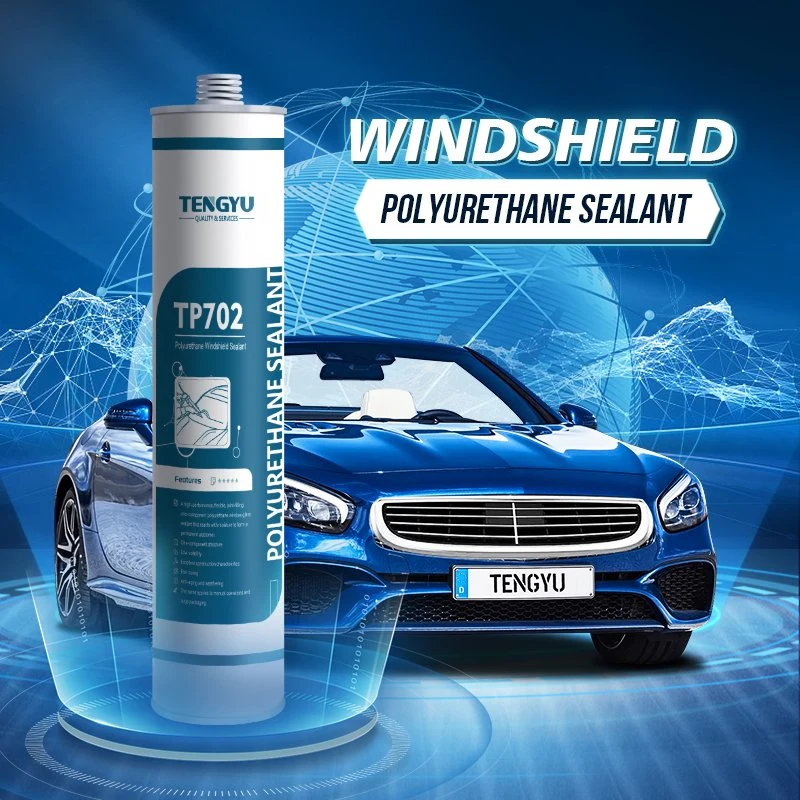 Black Permanent Elastic Seal Multi Purpose Premium Commercial Vehicles Windscreen Construction Auto Glass PU Glue Sealant Polyurethane Adhesive for Windshield