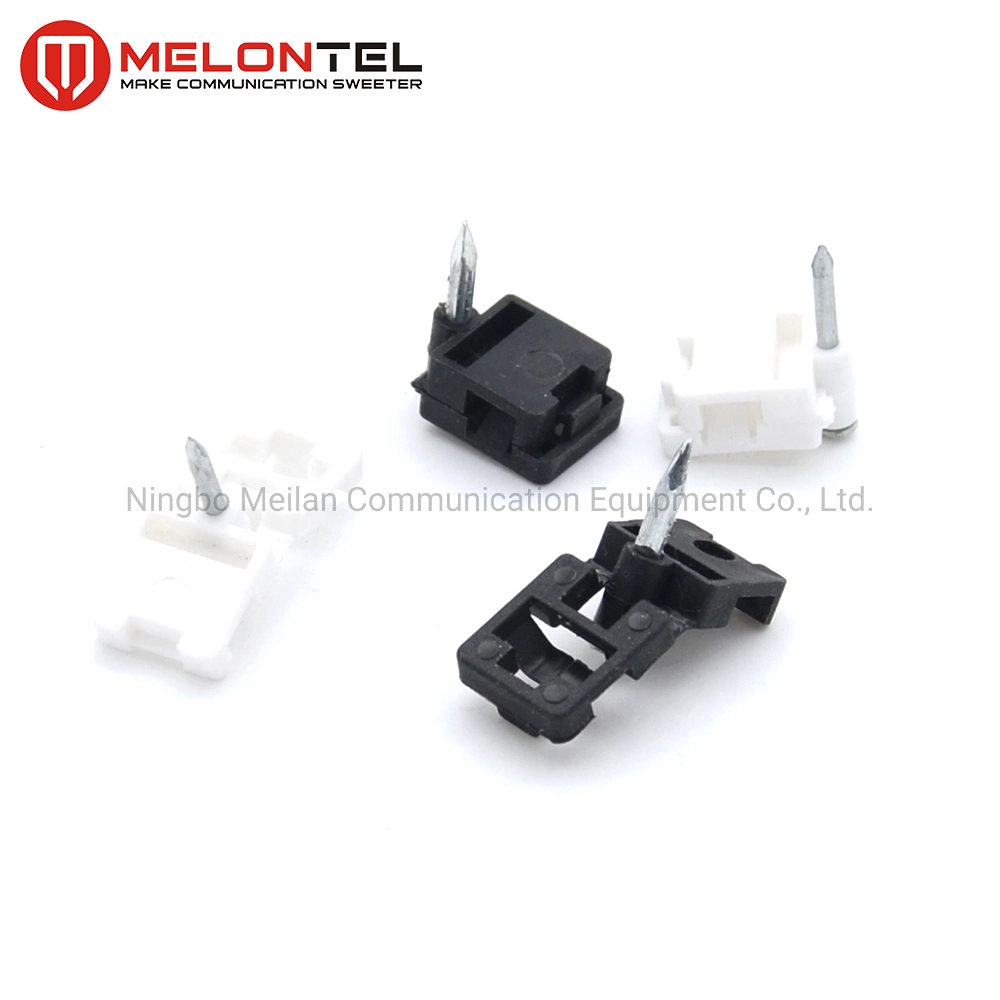 Fiber Optic Drop Wire Cable Clip with Single Concrete Nail