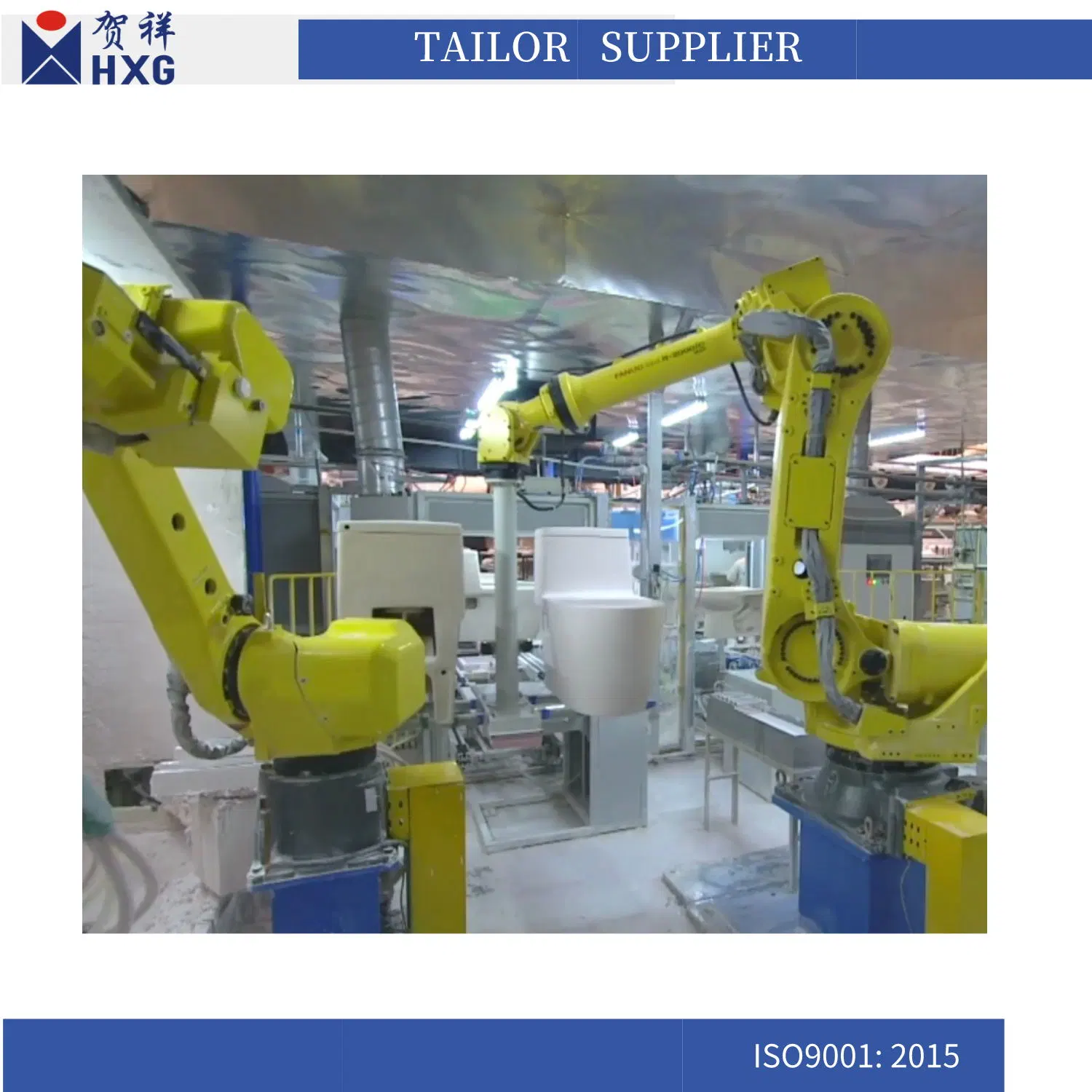 Perfect Glaze Coating Robot System with Devil Biss Spray Gun