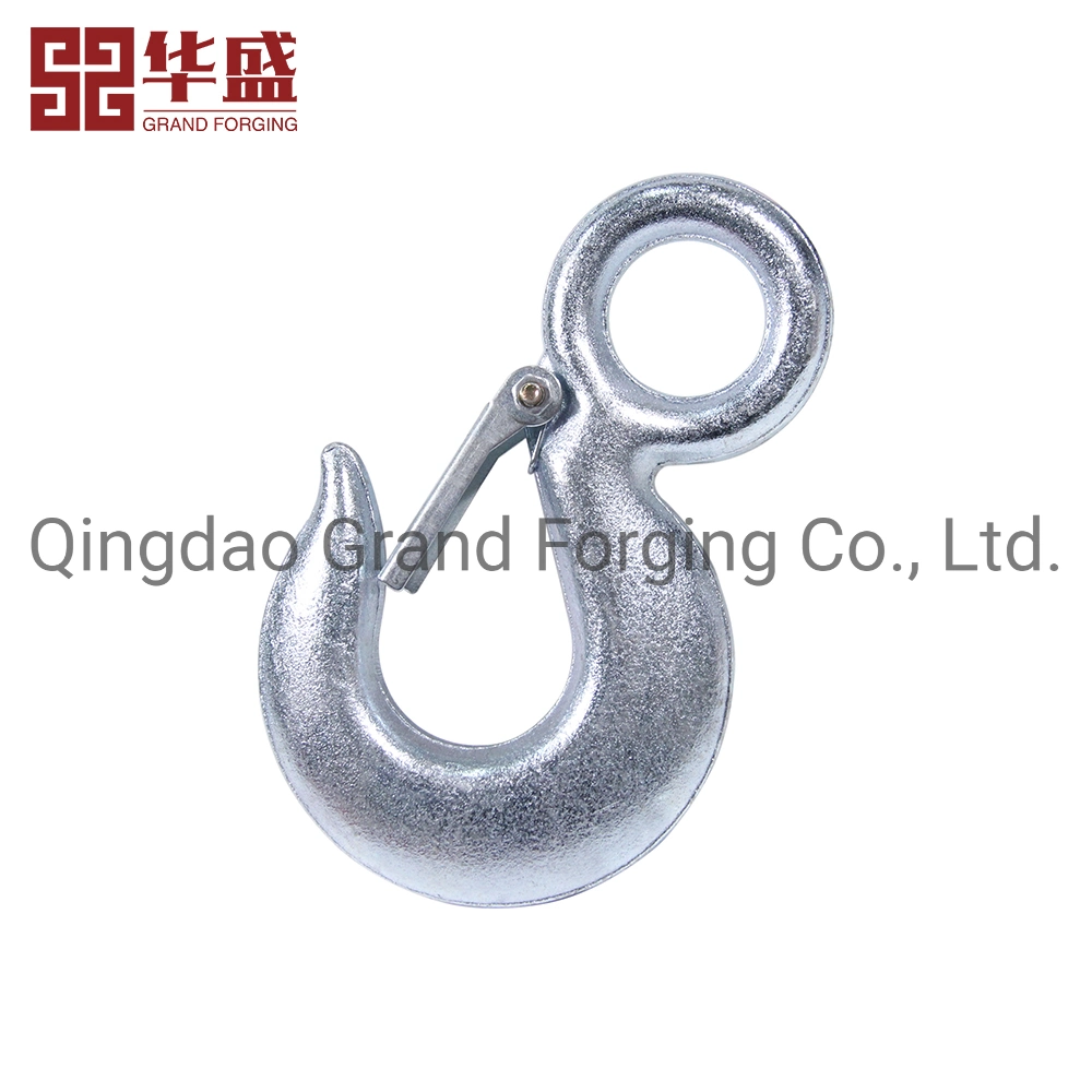 Factory Direct Sale Us Type 320A Steel Eye Forged Crane Lifting Eye Hoist Hook