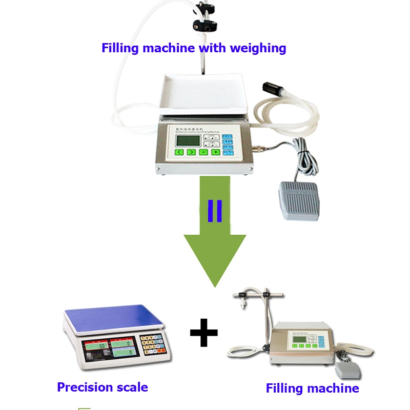 Dovoll Weighing Liquid Filling Machine for Water with a Scale