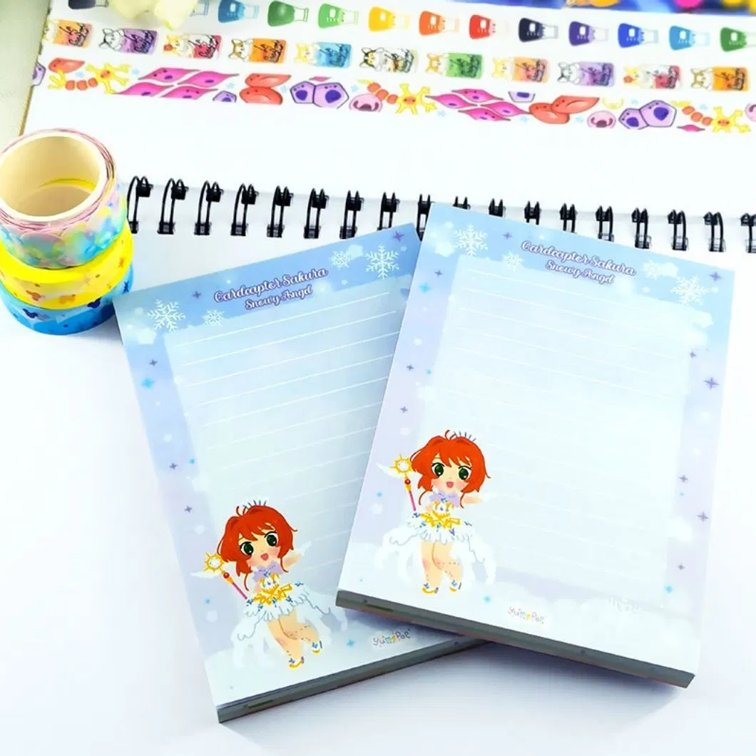 Sticky Notes Memo Pad Self-Stick Note Pads Paper Index Bookmark Notebook Stationery Memo Note Pad for Sticky