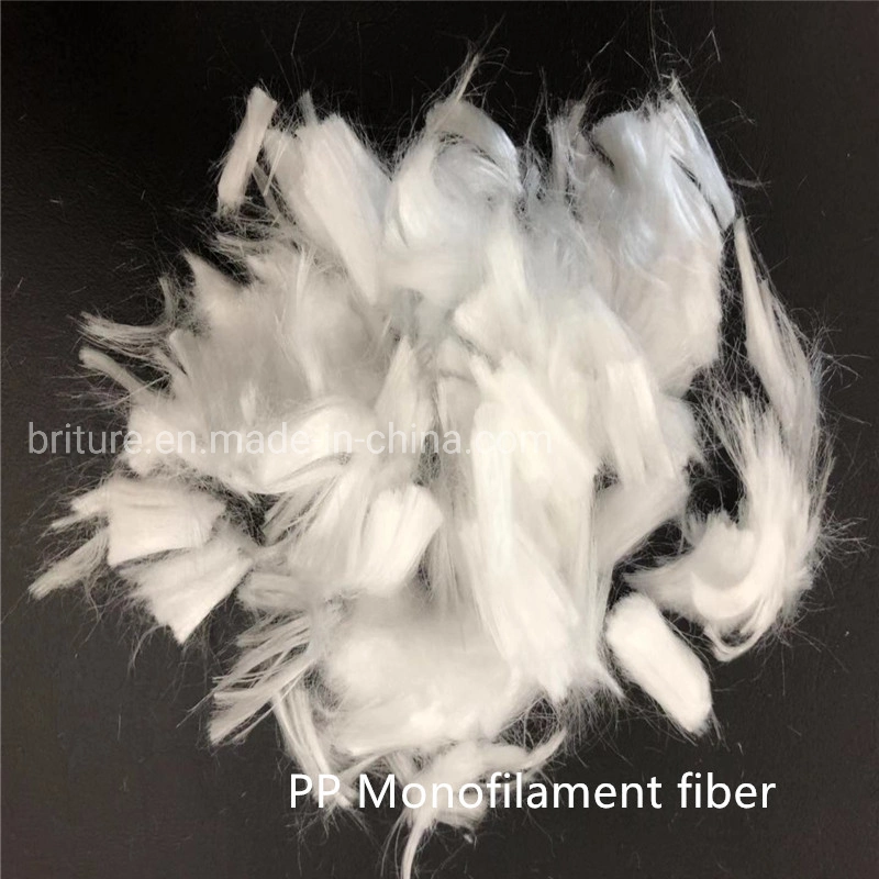 Synthetic Macro Twist PP Fiber Hybrid Type 54mm for Concrete