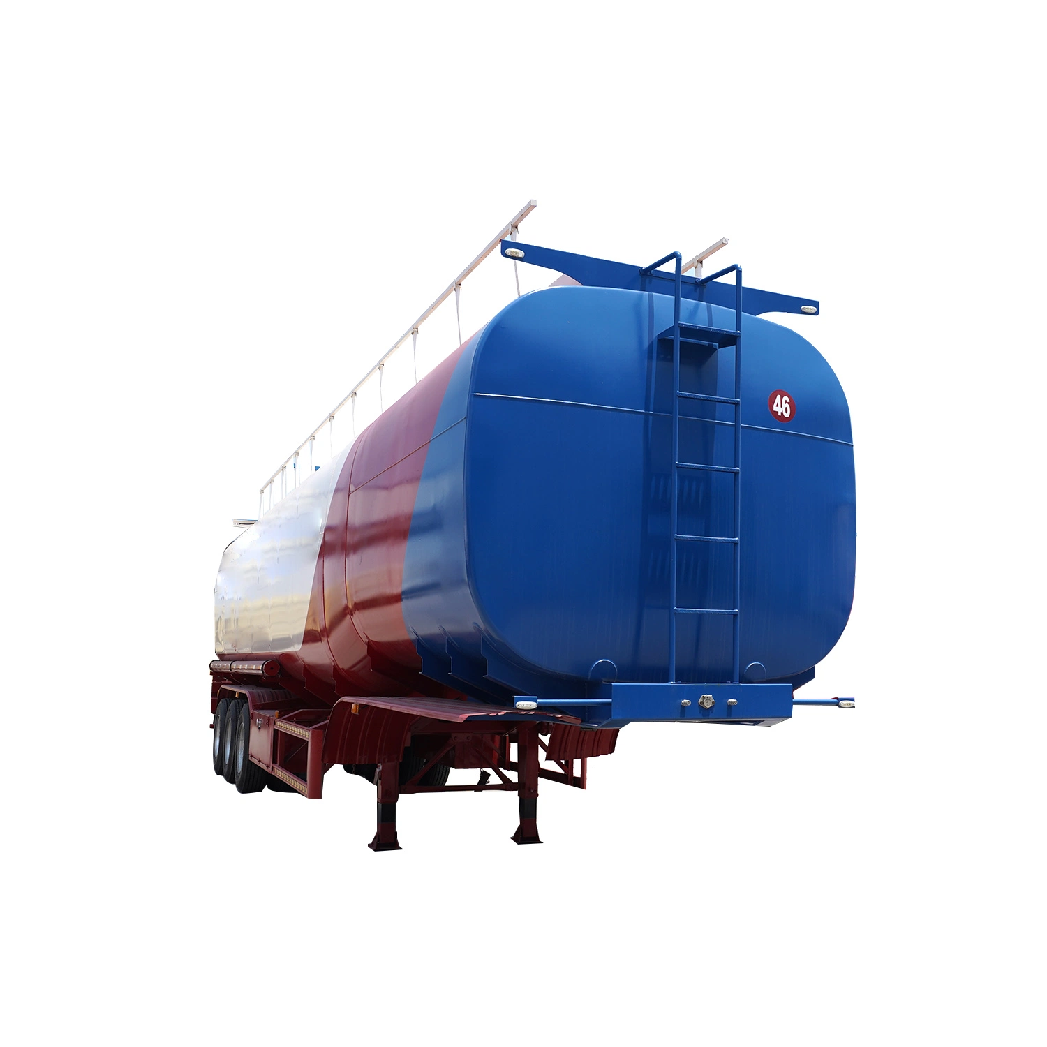 Factory Direct Sale Tri Axle 40000L 45000L 50000L Diesel Fuel Oil Tank Semi Trailer