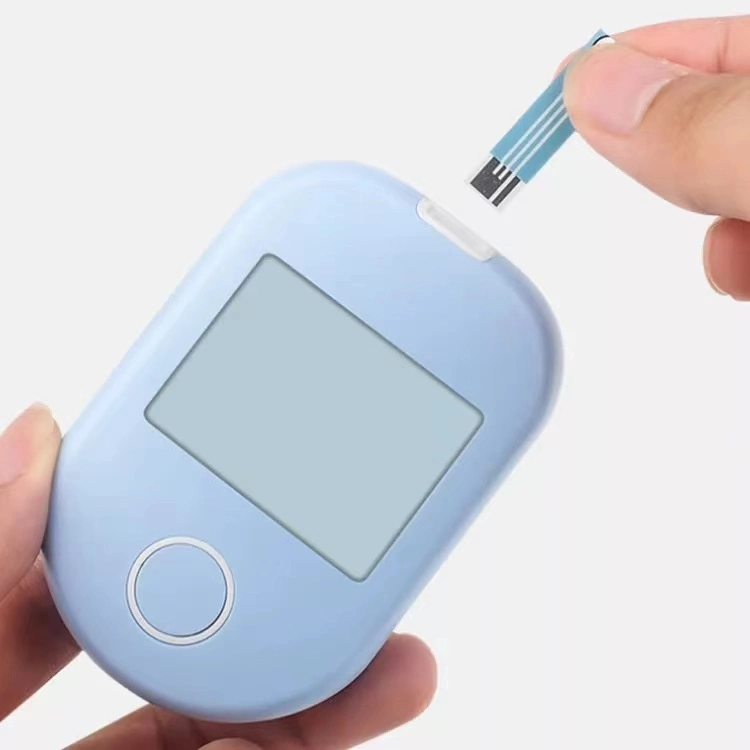 Глюкоза монитор Glucometer измерителем уровня глюкозы в крови Glucometer с помощью полосок для проверки