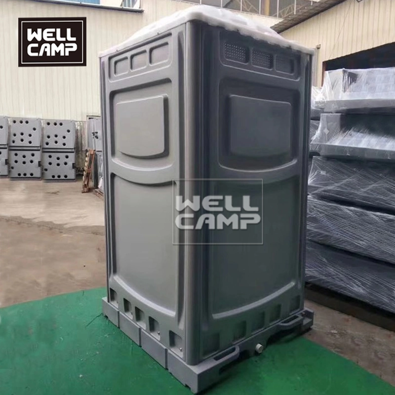 Outdoor Plastic Mobile Sitting Toilet with Electric System for Sale