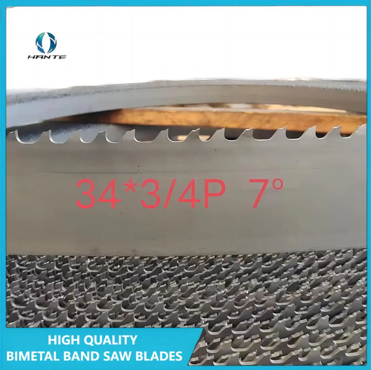 Factory Good Quality 34*1.1mm Band Saw Blade All Purpose Cutting Bandsaw Blade M42/M51 Bi-Metal Bandsaw Blades High Speed Cutting