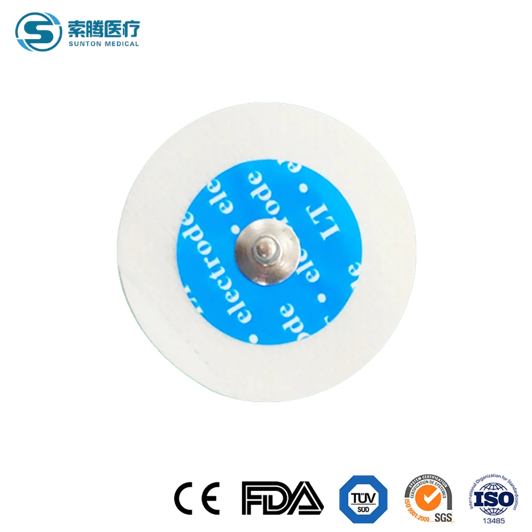 Sunton 350± 20g/M2 pieza de electrodo de densidad Areaal China High Pure Electrodo de grafito Flake Proveedor de electrodos de alta calidad médica para adultos Hoja de electrodos