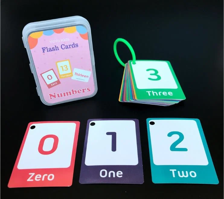 Custom English Learning Memory Card Early Educational Toys for Children Game Card Kids Flash Cards