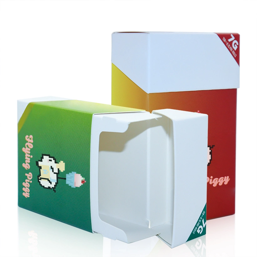 Custom Printed Luxury Oil Paper Boxes Cigarette Boxes Pre Roll Packaging Boxes