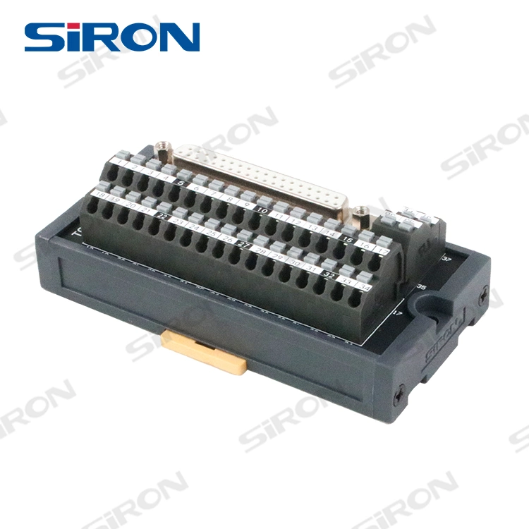 Siron T093 Female D-SUB DIN Rail Mount Interface Module Screw Terminal Block Breakout Board Splitter Board