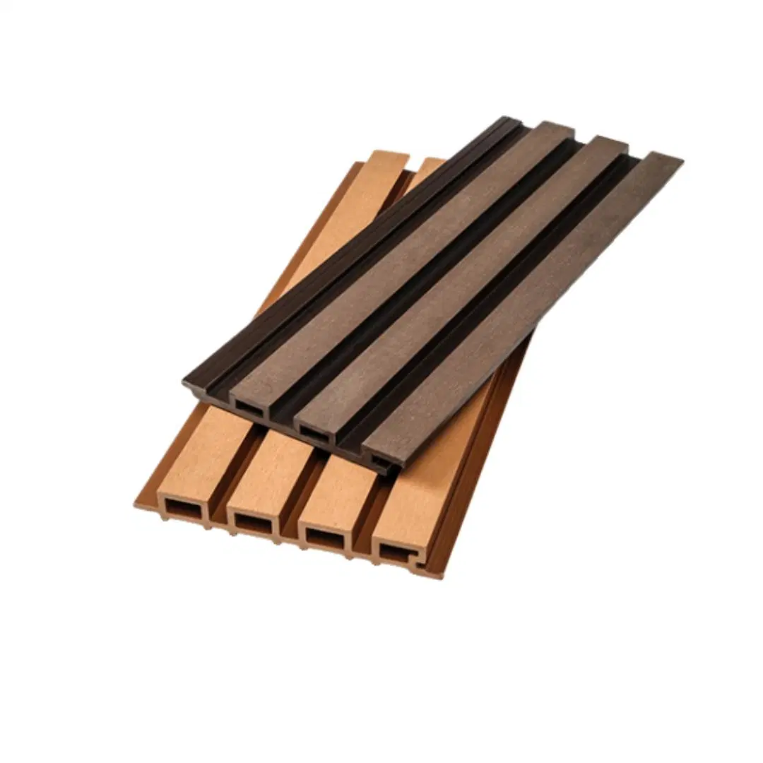 PE Wood Plastic Great Wall Board Co-Extrusion Outdoor Plastic Wood Anti-Corrosion Waterproof Exterior Wall Environmental Protection Indoor and Outdoor Backgroun