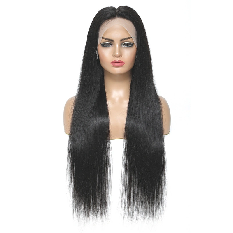 Europen Human Hair Lace Front Wig 13*6 150% High Density Natural Hair 28 Inch Straight