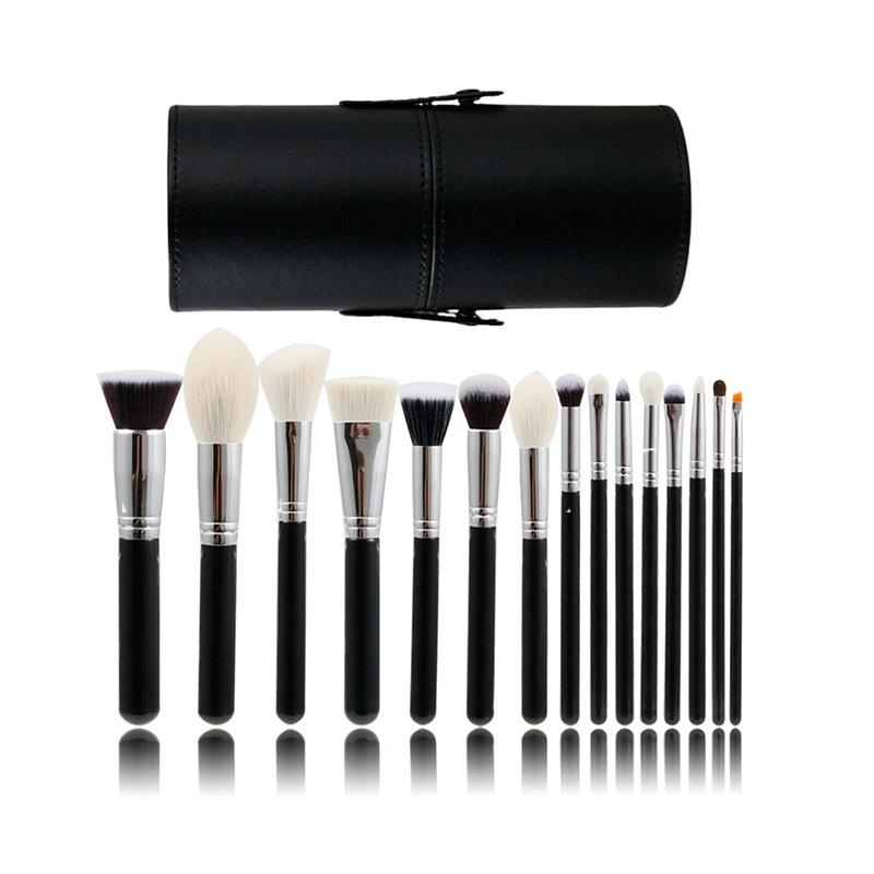 Makeup Tools 15PCS Animal Hair Makeup Brush Set Loose Powder Blush Brush