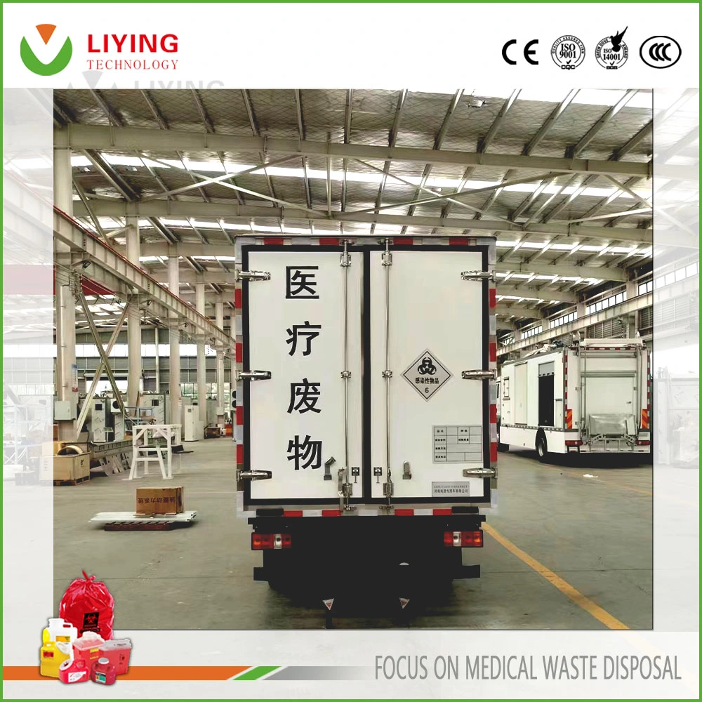 Hazardous Medical Refuse Transfer Vehicle with Refrigeration Function