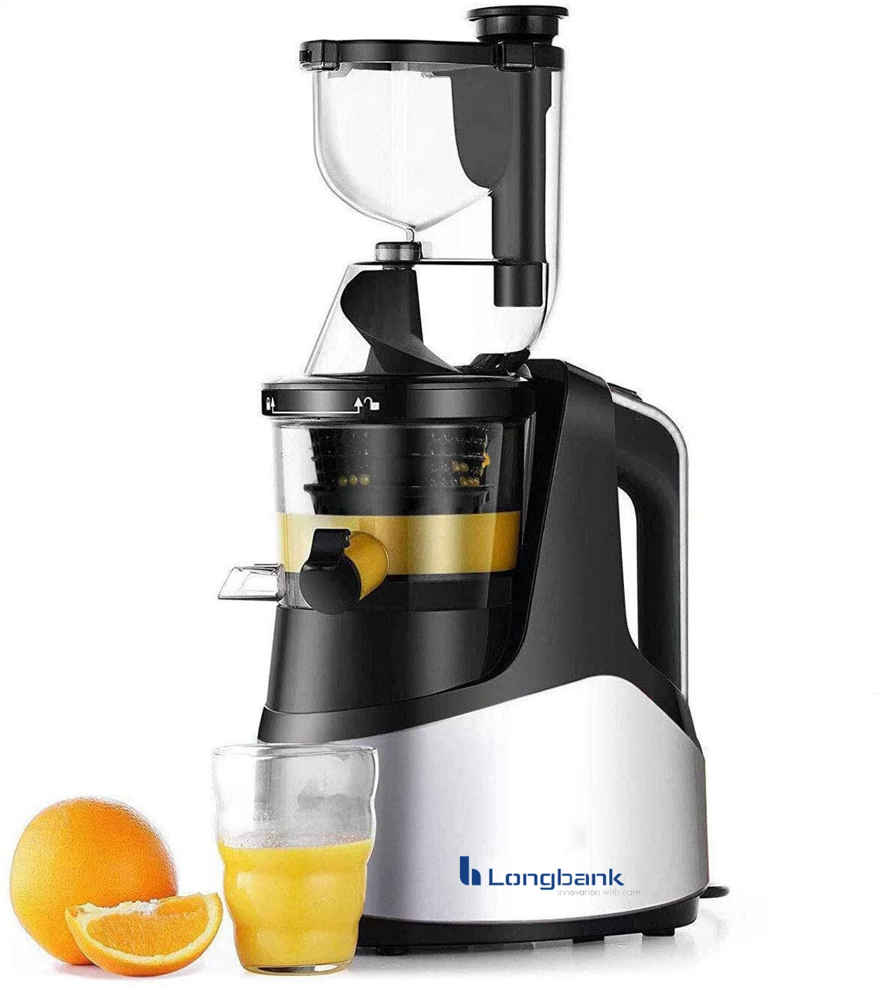 2022 Nova chegada Cold Pressione juicer com BPA-Free, centrifugadora lenta