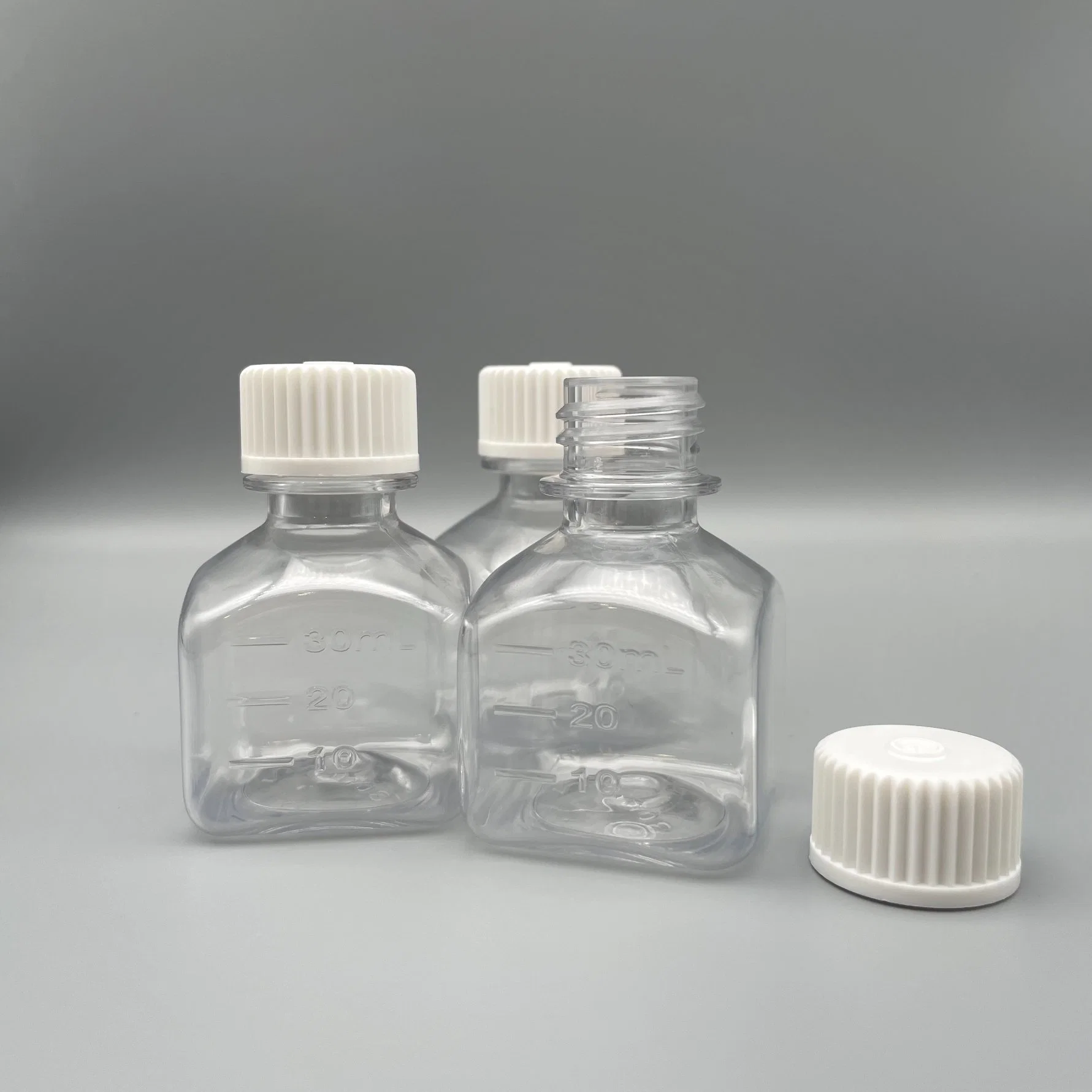 PE Laboratory Reagent Bottles Plastic Wide Mouth Reagent Liquid Bottle