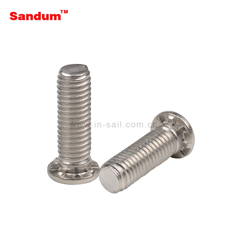 China Manufacture 4-40 8-32 Flush Head Screw Stainless Steel Studs and Pins for Sheet Metal