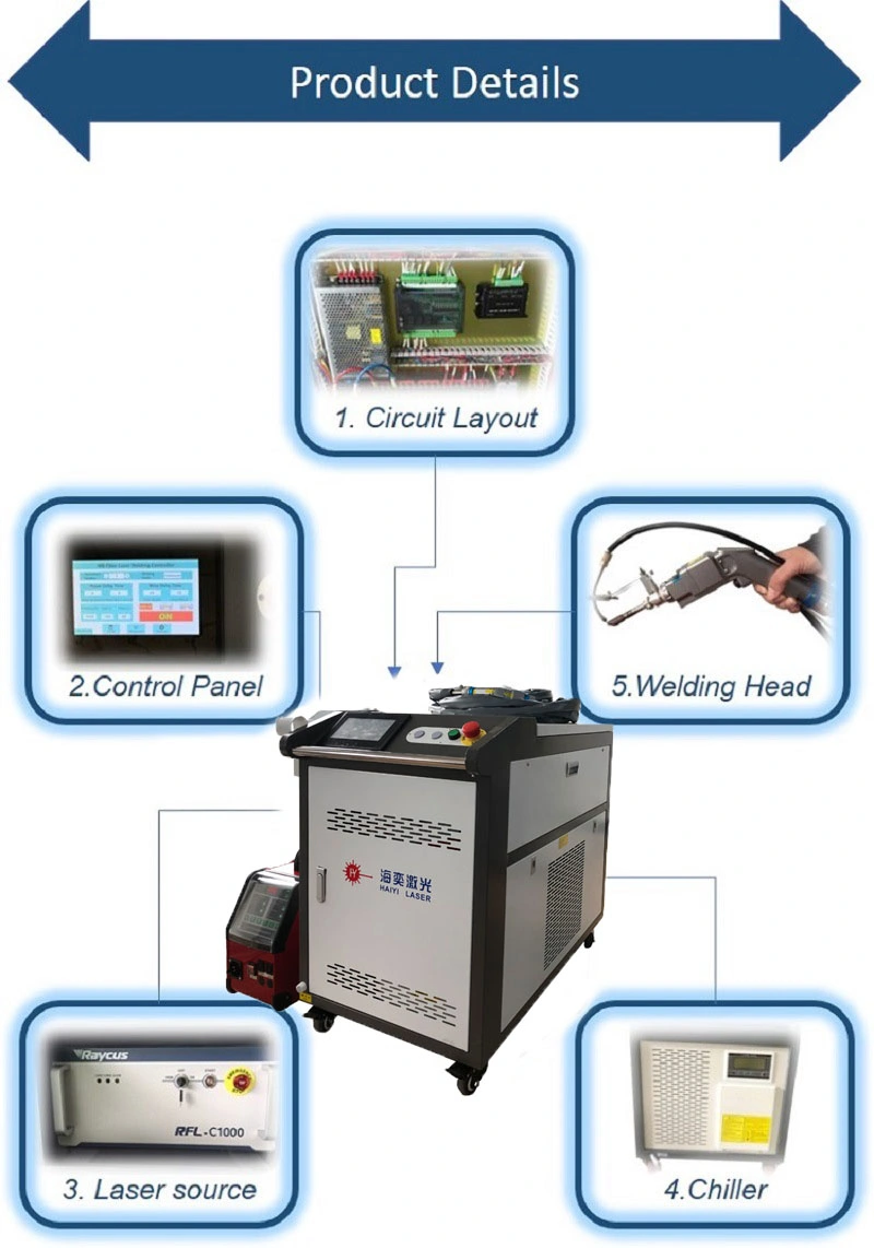 Auto Drahtzuführung Laser Schweißausrüstung 1000W-1500W -2000W