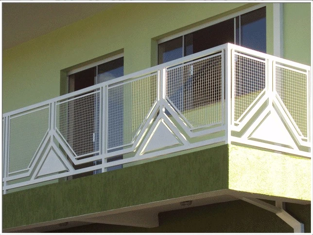 High quality/High cost performance  Crimped Wire Net Made Balcony Fence