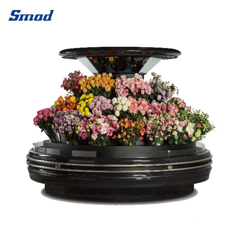 Smad Merchandiser Floral frigorífico aberto Comercial Flor de ar exibir