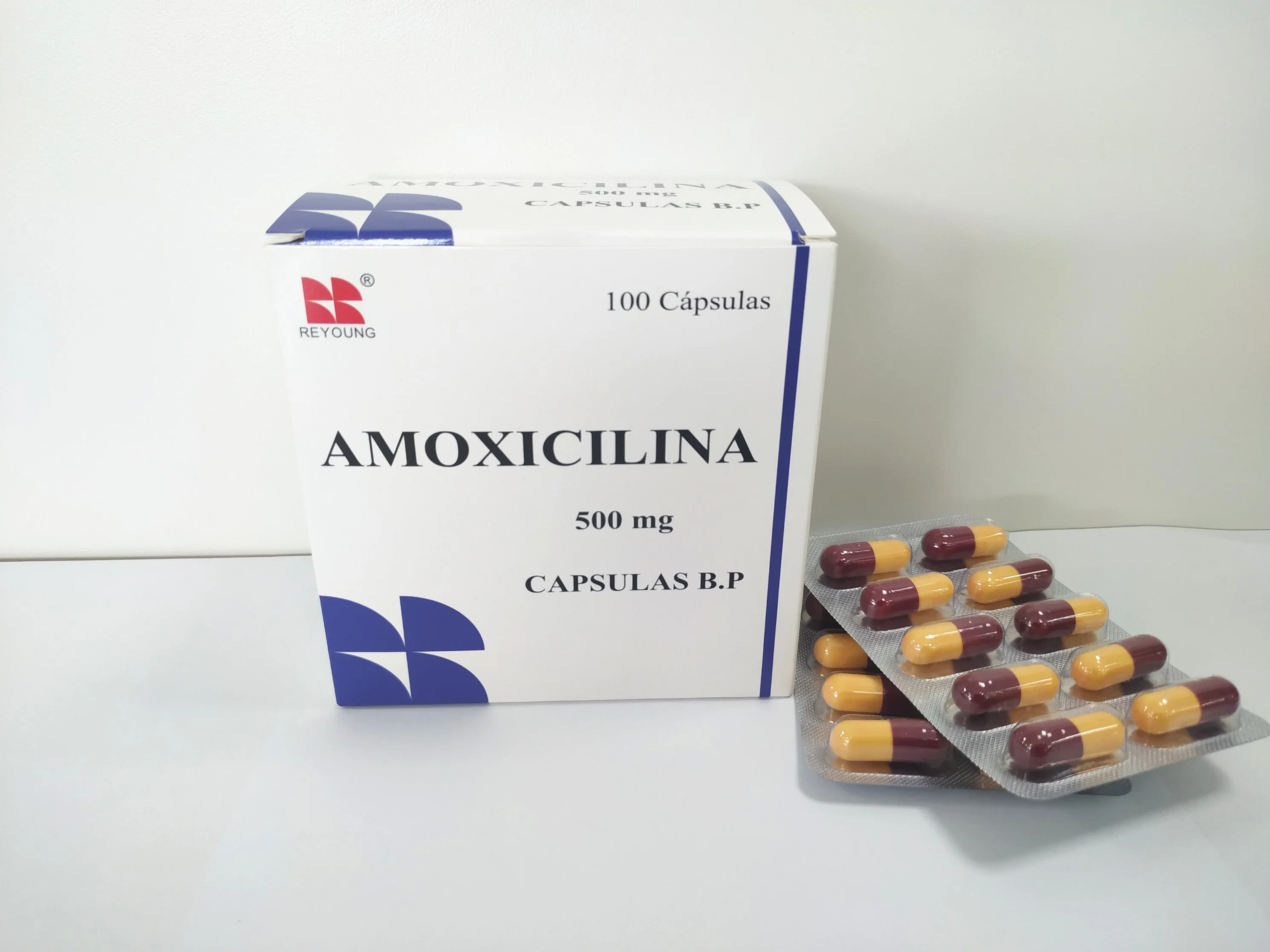 Alta calidad de la Amoxicilina cápsula oral de Reyoung China con GMP