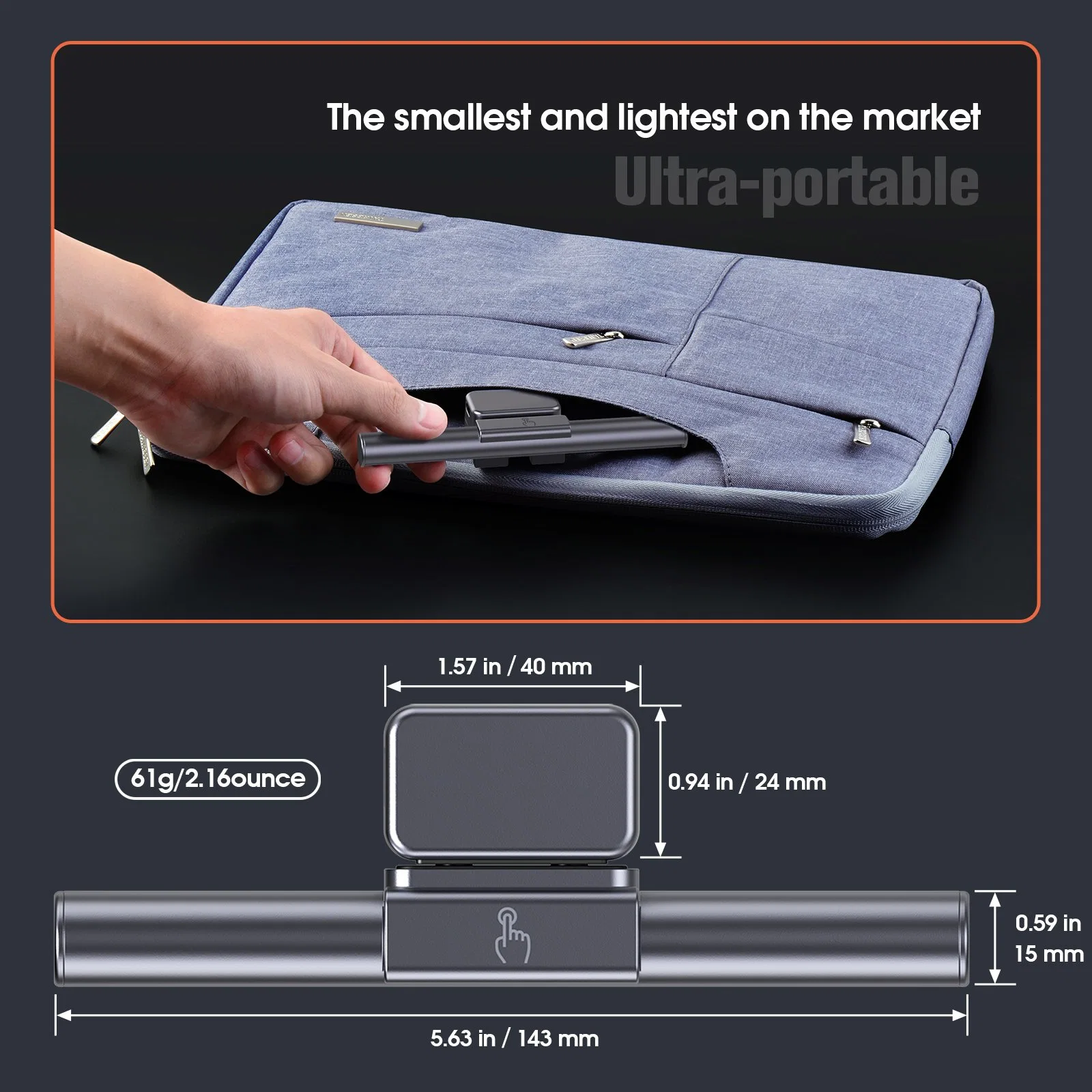 Laptop Type C USB Input LED Reading Light