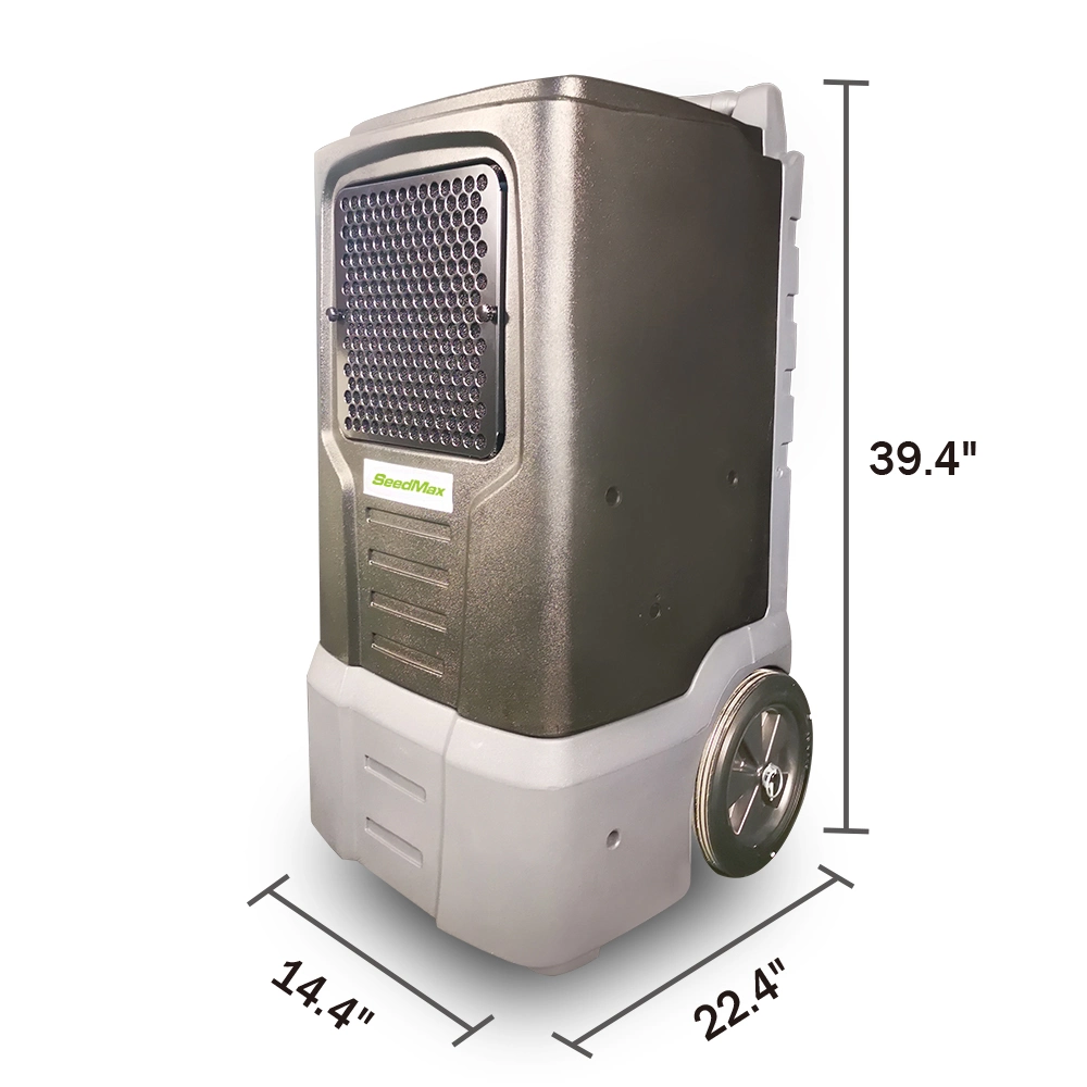 210 Ppd Commercial Dehumidifier with Pump Drain Hose for Basements Warehouse & Job Sites, Large Capacity Rotational Molded Portable