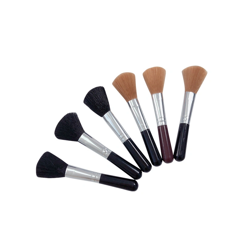 Single Wholesale Black Handle New Arrival Makeup Brushes Vegan Nylon Hair Without Logo Blending Loose Paint Makeup Brush Set