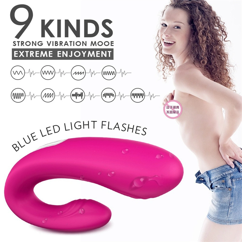 Kabelloser, wiederaufladbarer Vibrator mit Fernbedienung für Klitoris und G-Punkt-Technologie Weibliche Masturbation