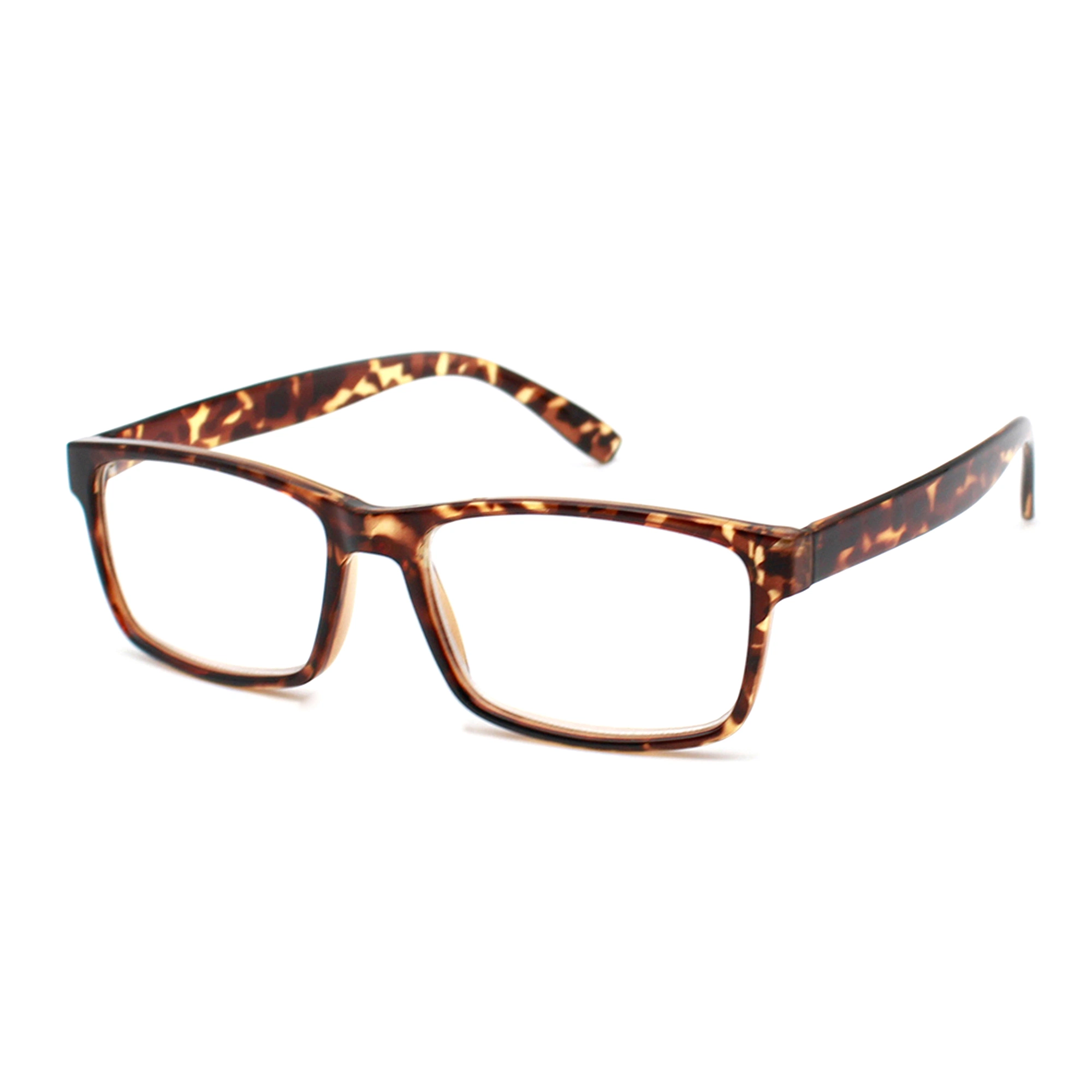 Demi الترويجية Slim Square Frame Unisex Vintage Optical Eyewear Manufacturier مفصلة مرنة أفضل نظارات قراءة TR (WRP20049)